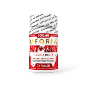Uforia MIT+13OH Chewable Tablets Juicy Red 120mg